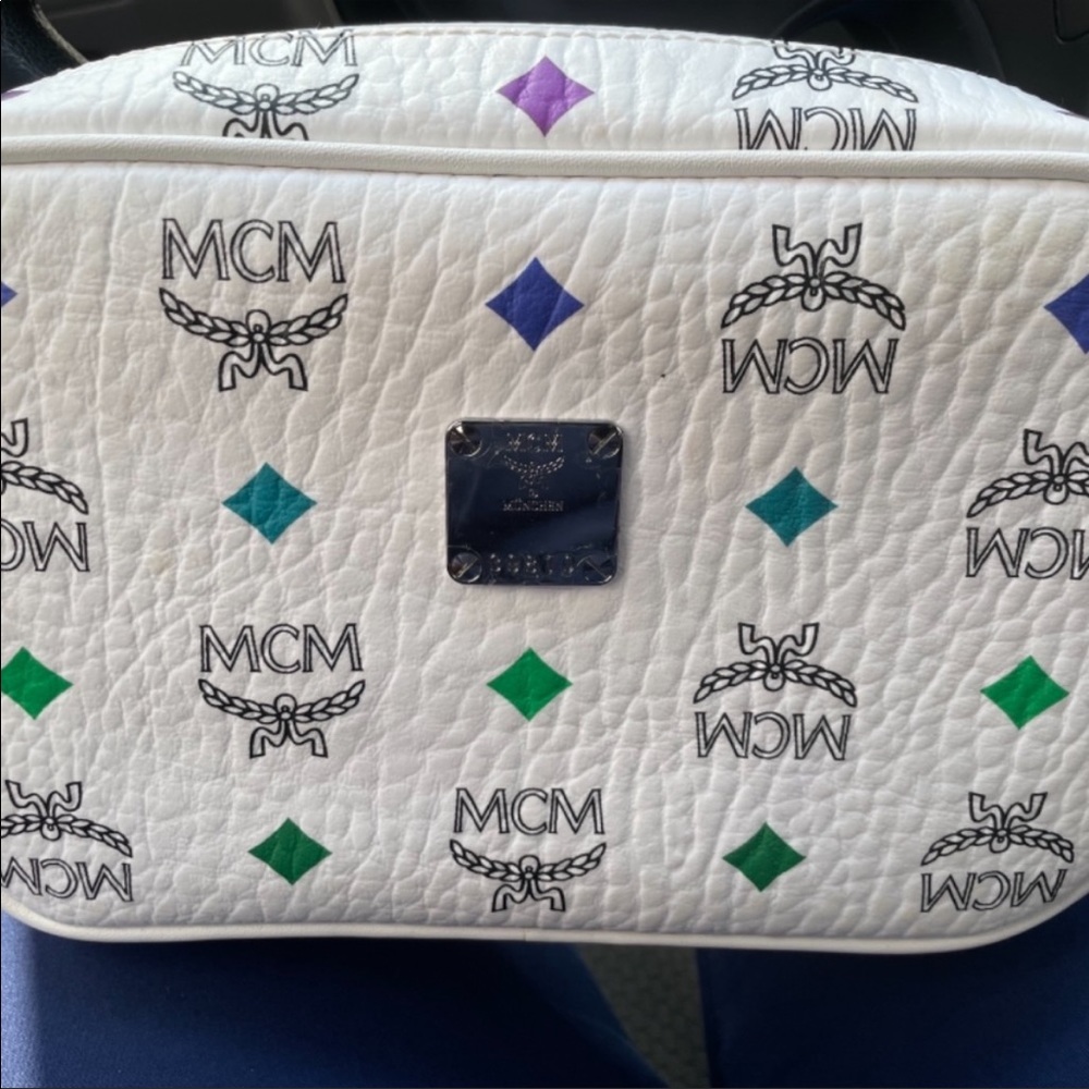 BRAND NEW mcm tricolor crossbody bag